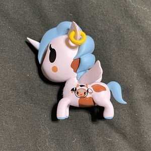 Tokidoki unicorn figure, cow
